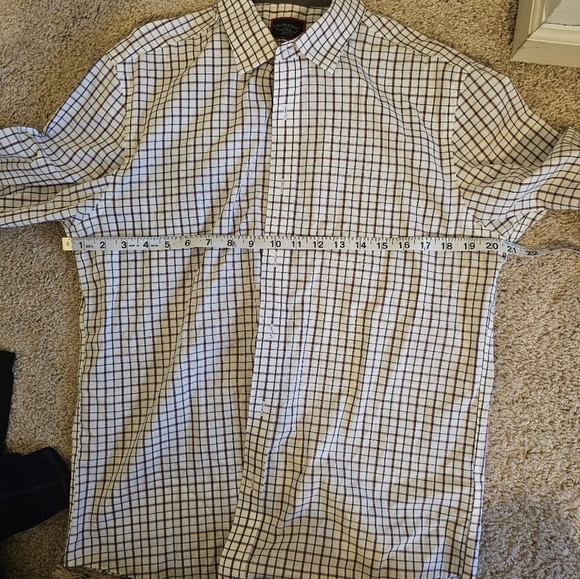Untuckit Mens Long Sleeve Slim Fit Wrinkle Free Button Up Shirt Size L - Picture 5 of 5